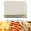 Edible Rice Paper, 500 Sheets, Edible Wafer Paper, Square Wrapping Sheets for Candy Cakes, 7.6 x 8.9 cm view 2