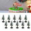 Miniature Christmas Tree Cake Decoration view 3
