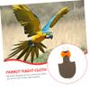 Bird Diaper Flight Suit for Parrots, Cotton, Coffee view 3