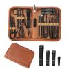 FUHAI-666 26-Piece Stainless Steel Manicure Set, Blue view 2
