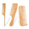 Maji Mama Natural Bamboo Hair Pick and Rat-Tail Comb Set view 1