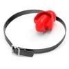 QgLust Adjustable Silicone Gag Ball with Lock, Red view 2