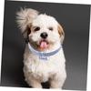 Hohopeti Adjustable Dog Collar with Crystals Blue for Small Dogs Outdoor view 2