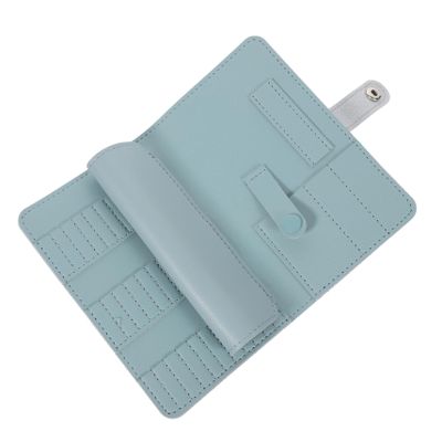 Compact Faux Leather Nail Bit Organizer with 37 Holes