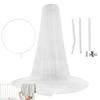 Moreeulsi Baby Crib Canopy Stand | Sturdy, Removable Mesh view 1