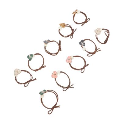 MUSISALY 10-Pack Elastic Hair Ties for Girls