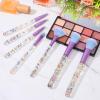AOZUO 7-Piece Crystal Sparkle Makeup Brush Set view 4
