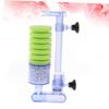 BESPORTBLE 2-Piece Air-Driven Biochemical Double Sponge Wall-Mounted Filter for Aquariums view 2