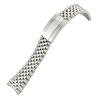 QTYQWC 21 mm 904L Solid Stainless Steel Watch Band Compatible with 41 mm Oyster Perpetual Datejust, Silver view 1
