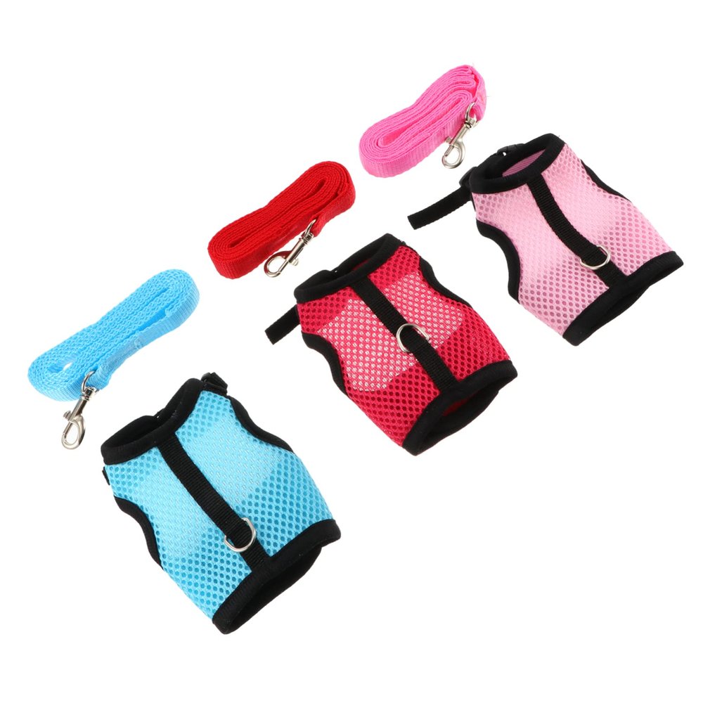Hohopeti Adjustable Small Animal Harness and Leash Set