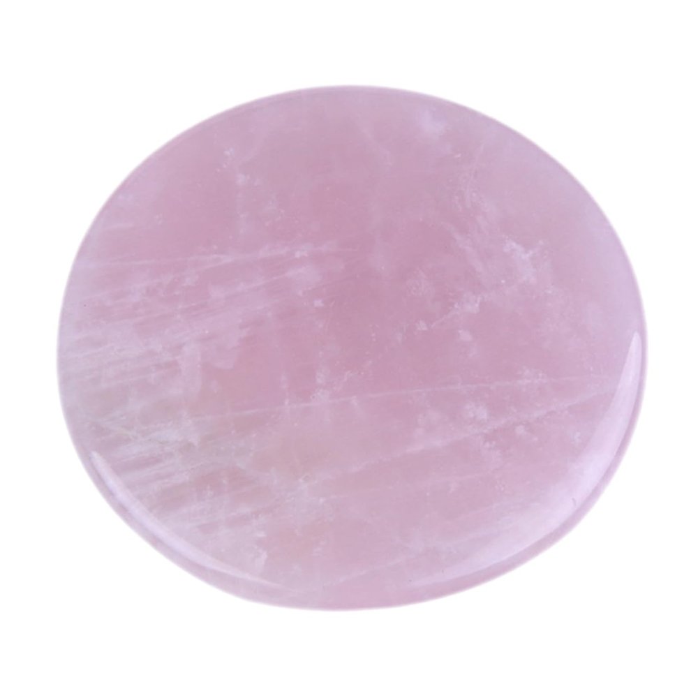 Round Pink Jade Eyelash Glue Holder for Extensions
