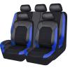 9-Piece PU Leather Car Seat Covers for BMW 5 Series GT F07, 2010–2017, Blue view 1