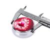 Round Valentine's Day Heart Pill Organizer, 3 Compartments, Portable Travel Case view 2