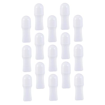 HONMEET Refillable Roller Bottles, 30 mL, 15-Pack, Plastic, for Essential Oils
