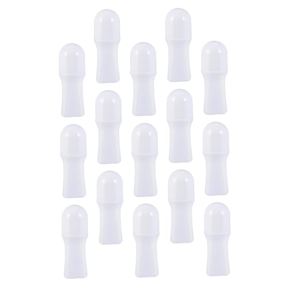 HONMEET Refillable Roller Bottles, 30 mL, 15-Pack, Plastic, for Essential Oils