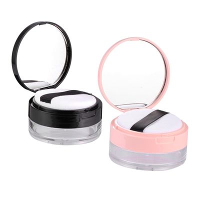 2-Pack 20 g Travel Powder Containers with Mirror and Puff
