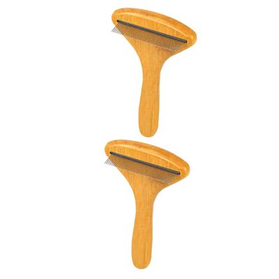 BESPORTBLE 2-Pack Pet Hair Removal Combs with Massage Function