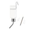 Stainless Steel Nozzle Hanging Water Bottle, 1 Pc, for Pets view 1