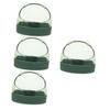 BESPORTBLE 4-Piece Transparent Acrylic Hamster Food Bowls, Hanging Water Bowls for Small Pets, Non-Slip and Easy to Clean, for Hamsters and Rats view 1