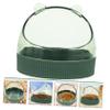 BESPORTBLE 4-Piece Transparent Acrylic Hamster Food Bowls, Hanging Water Bowls for Small Pets, Non-Slip and Easy to Clean, for Hamsters and Rats view 3