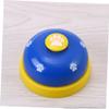 Hohopeti 2-Piece Pet Training Bells with Paw Print Pattern, Blue view 3