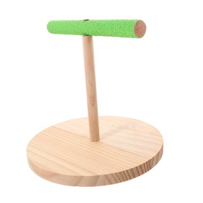 SEWOART Wooden Bird Play Stand for Parrots