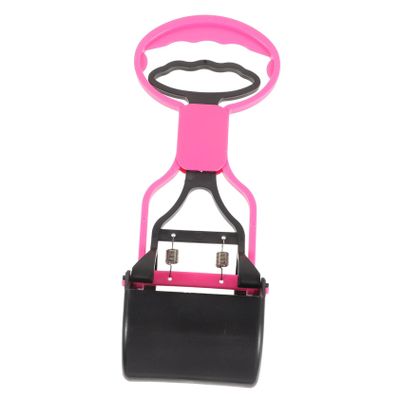 Plastic Dog Poop Grabber with Long Handle, Portable for Walks