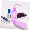 PAMINGONO 6-Pack 250 mL PE Eyelash Wash Bottles with Angled Neck view 2