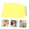 Mikinona 75-Pack Disposable Bath and Body Exfoliating Gloves for Women, Yellow view 2
