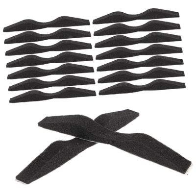Flat Nose Strip Tape for Eyeglass Wearers, 1 Bag, Black, Anti-Fog