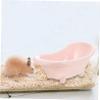 BESPORTBLE Pink Plastic Hamster Bathtub, Lightweight and Durable view 2