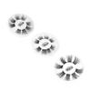 Segmented Synthetic Fiber False Eyelashes, Naturally Curled, Black view 1