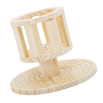 Rabbit Stand with Feeder, Wooden, for Guinea Pigs