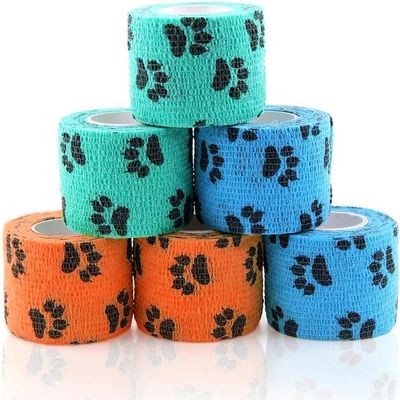 6 Rolls Self-Adhesive Bandage for Pets