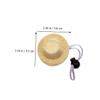 Parliky 4-Piece Decorative Pet Hats, Breathable Adjustable Summer Hats with Elastic Band for Dogs and Cats, Parties, Photoshoots, and Special Occasions view 3