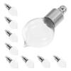 WOONEKY Small Glass Bottle Pendants for Women, 10 Pieces with Caps view 1