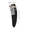 Black Natural Ox Horn Comb for Hair and Scalp view 2