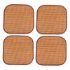 Grass Cooling Mat for Small Pets, 4-Piece Pack, Grass and Rattan view 1
