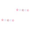 VICASKY 2-Piece Hanging Star Decorations, White Fabric, for Baby and Children’s Rooms view 1