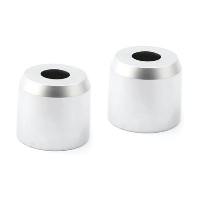 Gogogmee 2-Piece Razor Stands, Silver