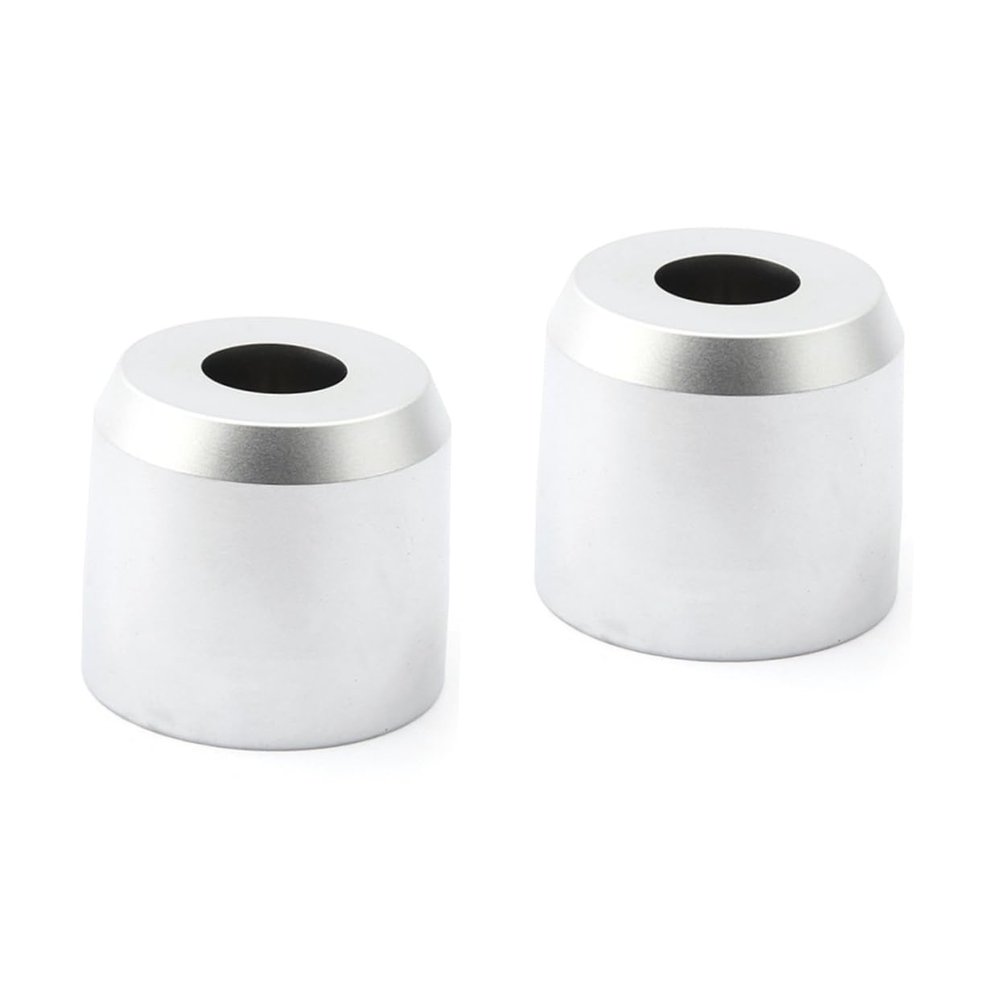 Gogogmee 2-Piece Razor Stands, Silver