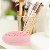 WOONEKY Silicone Makeup Brush Organizer with Unique Bird's Nest Design, Eyeliner and Pencil Holder for Desk and Bedroom view 2