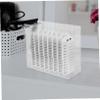WOONEKY Transparent Acrylic Eyelash Storage Box with Lid, 8-Tier Drawer Design view 2
