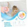 2-Piece Cotton Star-Shaped Baby Bath Sponge Set with Small Rings view 4