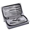 FUHAI-666 9-Piece Manicure and Pedicure Set with Travel Case view 1