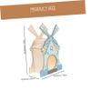 SEWOART Wooden Hamster House view 4