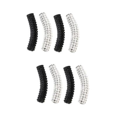 LIFKOME 2 Sets Metal Buckles, Decorative Replacement Shoe Buckles, Rhinestone Design, 4 Pieces x 2