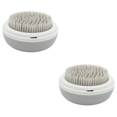 BESPORTBLE 2-Piece Gray Pet Massage Comb, Multifunctional Hair Removal Brush for Dogs and Cats