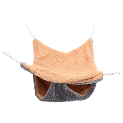 WOONEKY Soft Cotton Hamster Hammock, Warm and Comfortable, for Play and Sleep in the Cage