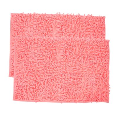 SEWOART Warm Hamster Mat for Small Animals, 2-Pack, Chenille, Pink